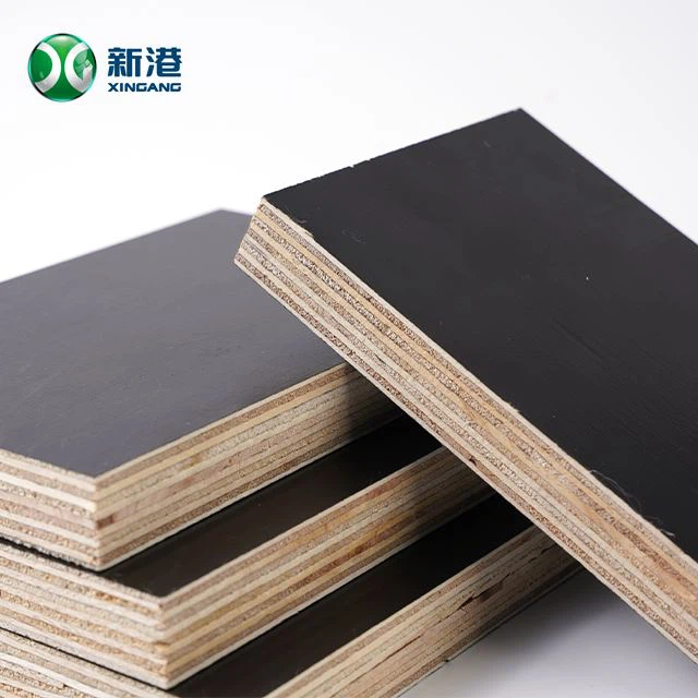18mm Wbp Melamine Glue Black Brown Film Faced Shuttering Plywood For Construction