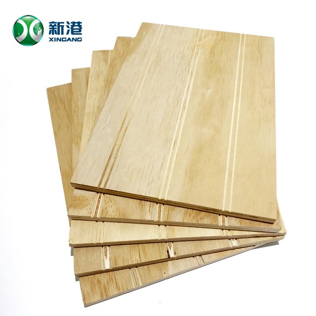 High Quality Gooved Pine Plywood