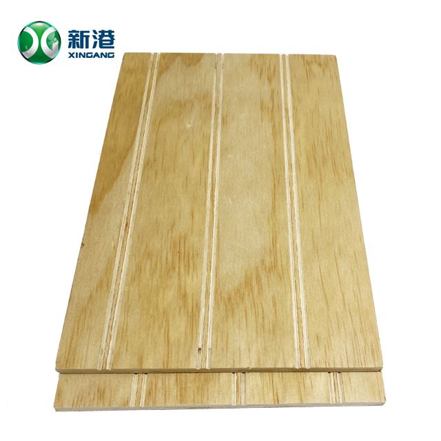 High Quality Gooved Pine Plywood