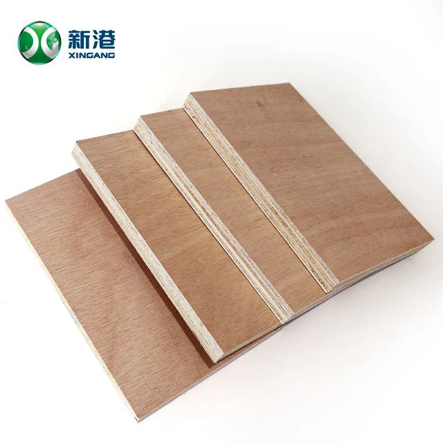XINGANG2023 18mm Commercial Plywood Furniture Plywood Packing Plywood Face Back For Bintangor Okoume Birch Sheet MR E0 E1 E2